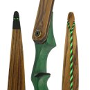 JACKALOPE - Malachite - 60 inches - 30-60 lbs - Take Down Recurve Bow | Right Hand