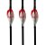 GAS PRO Rick van der Ven Signature Series - 2 inches- Vanes - 50 Pieces | Right Hand | Colour: White / Red