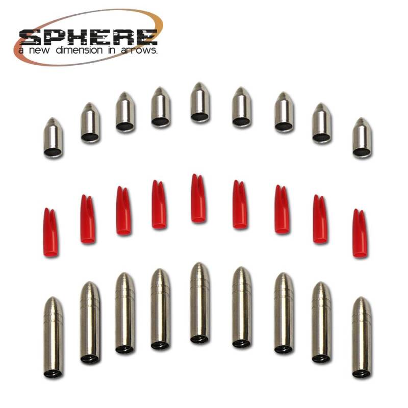 Zubehr: TropoSPHERE - Blechspitze | 22 Grain - 12 Stck