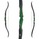 JACKALOPE - Malachite+ - 62 inches - One Piece Recurve Bow - 40 lbs | Right Hand