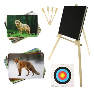 BEGINNER´S SET incl. Stand, Target Faces and Foam Target...