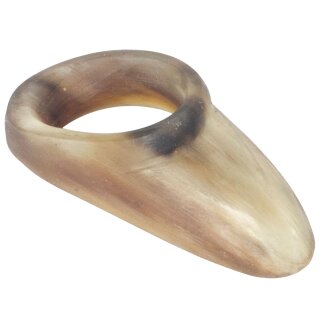 WHITE FEATHER Thumb Ring - Daumenring