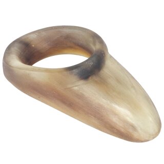 WHITE FEATHER Thumb Ring | Size S