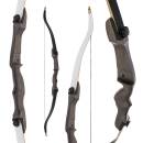 [SPECIAL] DRAKE Dark Chocolate - Take Down - 66 Zoll - 18-38 lbs - Recurvebogen | Rechtshand