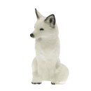 CENTER-POINT 3D Sitting Arctic Fox - Made in Germany
