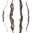 JACKALOPE - Onyx - 62-68 in. - 20-60 lbs - Take Down Recurve bow