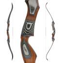 JACKALOPE - Onyx - 62-68 in. - 20-60 lbs - Take Down Recurve bow