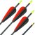 up to 20 lbs | Carbon Arrow | LithoSPHERE Black - with Vanes | Spine 1300 | 28 inch