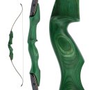 JACKALOPE - Malachite - 62 inches - 22-60 lbs - ILF - Take Down Recurve Bow