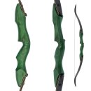 JACKALOPE - Malachite - 62 inches - 22-60 lbs - ILF - Take Down Recurve Bow