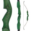 JACKALOPE - Malachite - 62 inches - 22-60 lbs - ILF - Take Down Recurve Bow