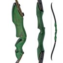 JACKALOPE - Malachite - 62 Zoll - 22-60 lbs - ILF - Take Down Recurvebogen