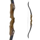 JACKALOPE - Amber Hunter - 60 inch - 20-50 lbs - Take Down Recurve Bow