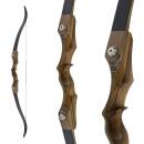 JACKALOPE - Amber Hunter - 60 inch - 20-50 lbs - Take Down Recurve Bow