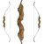 JACKALOPE - Amber Hunter - 60 inch - 20-50 lbs - Take Down Recurve Bow
