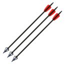 Crossbow bolt | EK ARCHERY Cobra System - 15 inches - incl. Broadhead - 3 Pieces