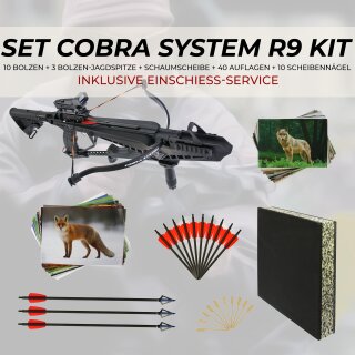 [SPECIAL] EK ARCHERY Cobra System R9 Kit - 90 lbs / 240 fps - Pistol Crossbow - incl. Zeroing Service & Accessories
