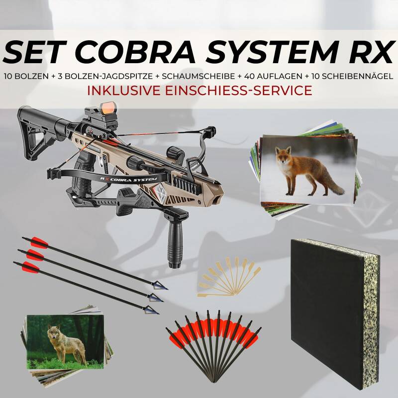 [SPECIAL] EK ARCHERY Cobra System RX - 130 lbs - Pistolenarmbrust - inkl. Einschieservice & Zubehr