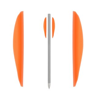 Zubehör | X-BOW FMA Highspeed Vane - 1,8 Zoll | Farbe: Orange