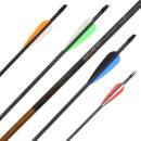 26-30 lbs | Carbon arrow | MagnetoSPHERE - with feathers | Spine 700 | 32 inches