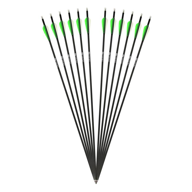 Komplettpfeil | DRAKE Fire - Carbon-Hybrid-Pfeil - 12er Pack