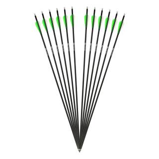 Complete arrow | DRAKE Fire - Carbon-Hybrid-Arrow - Pack of 12