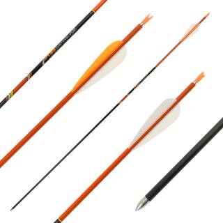 26-30 lbs | Carbonpfeil | PyroSPHERE Slim - mit Vanes - Spine: 700 | 32 Zoll
