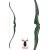JACKALOPE - Malachite+ - 60 inches - One Piece Recurve bow - 40 lbs | Right hand