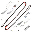 X-BOW FMA Crossbow string for Cobra System Adder - Custom | Color: Silver / Black