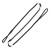 X-BOW FMA Crossbow string for Cobra System Adder - Custom | Color: Silver / Black