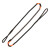 X-BOW FMA Crossbow string for Cobra System Adder - Custom | Color: Silver / Black