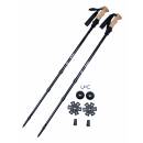 FOXOUTDOOR Aluminium Trekking Poles - cork handle