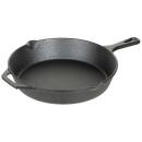 FOX OUTDOOR frying pan - cast iron - handle - diameter...