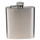 FOX OUTDOOR hip flask - stainless steel - matt chrome - 8...