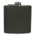 FOX OUTDOOR hip flask - stainless steel - olive - 6 OZ - 170 ml