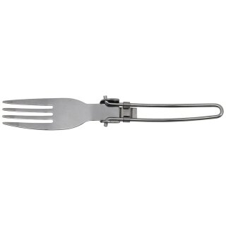 FOX OUTDOOR fork - foldable - stainless steel