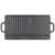 FOX OUTDOOR griddle plate - cast iron - 2 handles - approx. 50 x 23 x 1 -5 cm