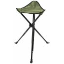 FOX OUTDOOR folding stool - telescopic tripod - olive