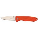 FOX OUTDOOR Klappmesser - Einhand - orange - TPR Griff