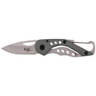 FOXOUTDOOR Jack Knife - Piccolo - one-handed - perforated metal handle