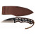 FOXOUTDOOR Knife - Büffel II - wrapped handle - sheath