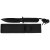 FOXOUTDOOR Knife - fixed blade -  black - wrapped handle
