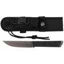 FOXOUTDOOR Knife - Fighter - black - G10 handle - sheath
