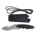 FOXOUTDOOR Knife - curved blade - plastic handle - sheath