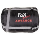 FOX OUTDOOR Mumienschlafsack - Advance - schwarz-grau