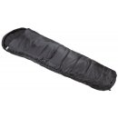 FOXOUTDOOR Mummy Sleeping Bag - black - 2-layer filling