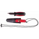 FOX OUTDOOR Outdoor Messer - Mini -  Kunststoffgriff - Scheide