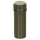 FOX OUTDOOR Waterproof box - round - olive