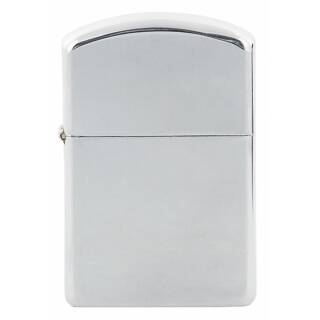 MFH petrol storm lighter - polished chrome - unfilled