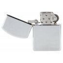 MFH petrol storm lighter - polished chrome - unfilled